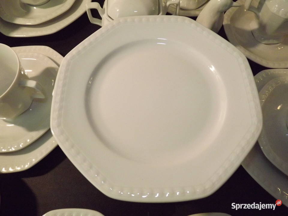 Serwis Maria Biała Rosenthal sygnowana 35 Szczytno