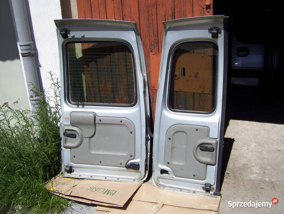renault kangoodrzwi srebrne 2004 r osobowe Zielona Góra