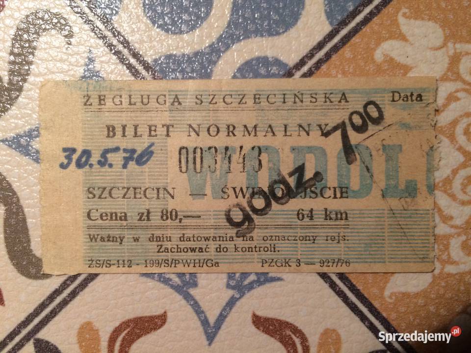 1177 Bilet Żeglugi Szczecińskiej