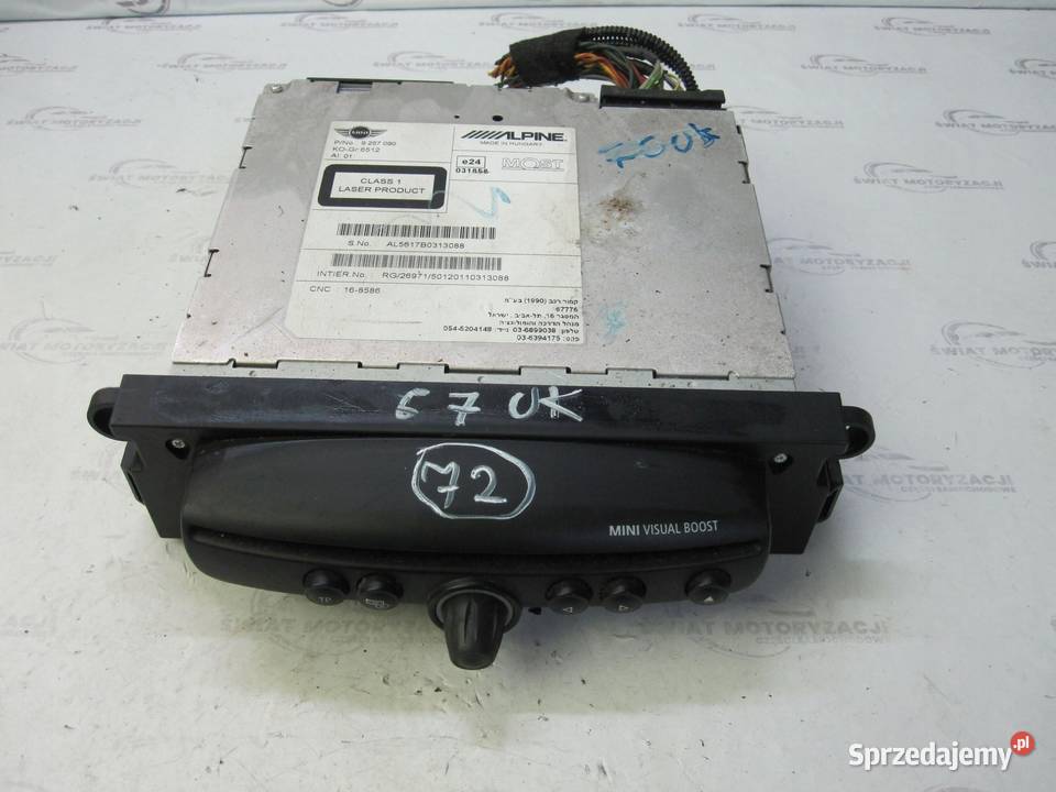 MINI COUNTRYMAN I 11r nawigacja 9257090 osobowe Nawigacje fabryczne