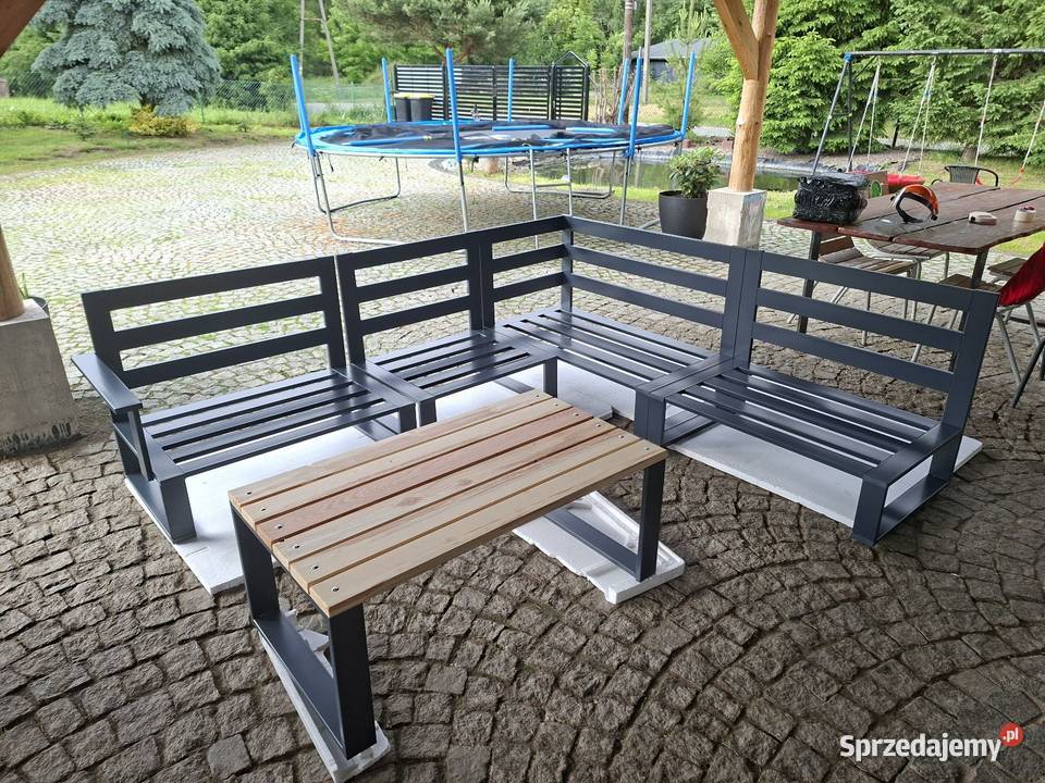 Meble ogrodowe narożnik z stołem Ogród Kraków