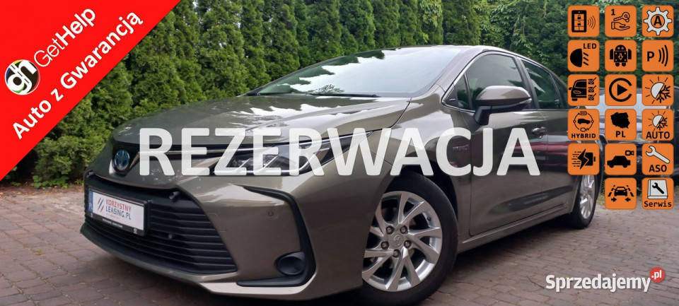 Toyota Corolla Rezerwacja AF 16 Kamera Cofania Gdańsk