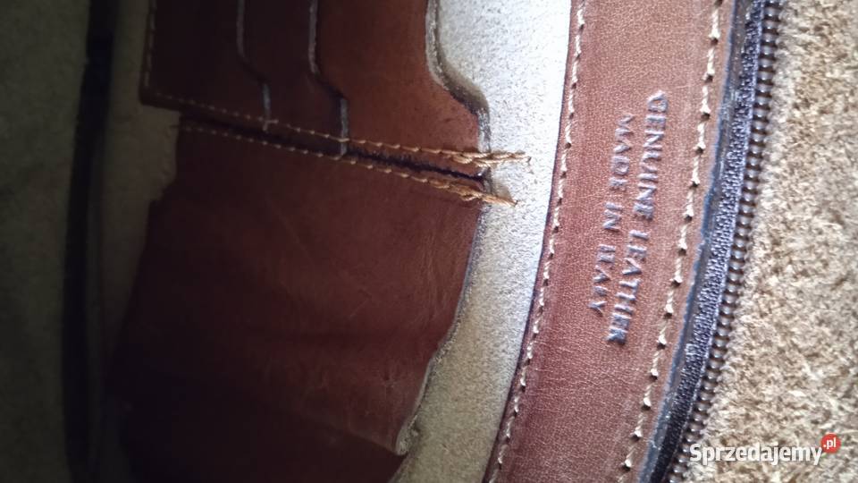 RĘCZNIE SZYTA TOREBKA SKÓRZANA FIRENZE Dla kobiet Piła