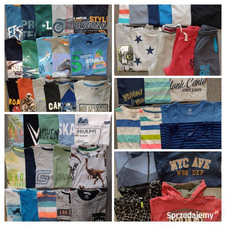 Ubrania chłopięce PAKA ubrań 134 Dąbrowa Górnicza