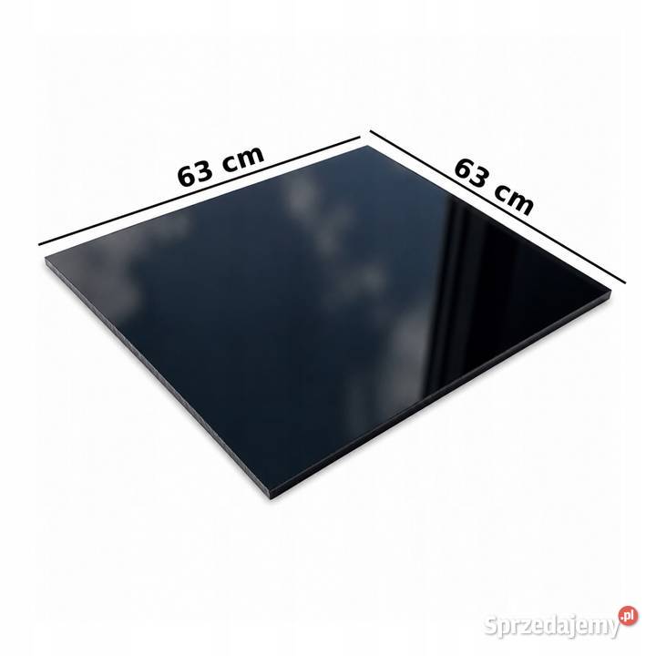 SZYBA ŻAROODPORNA CZARNA 63X63 DO PIECA KOMINKA małopolskie