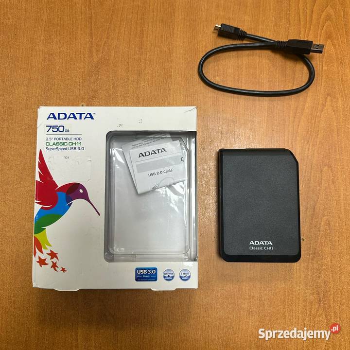 Dysk przenośny HDD Adata Classic CH11 750 GB Elbląg