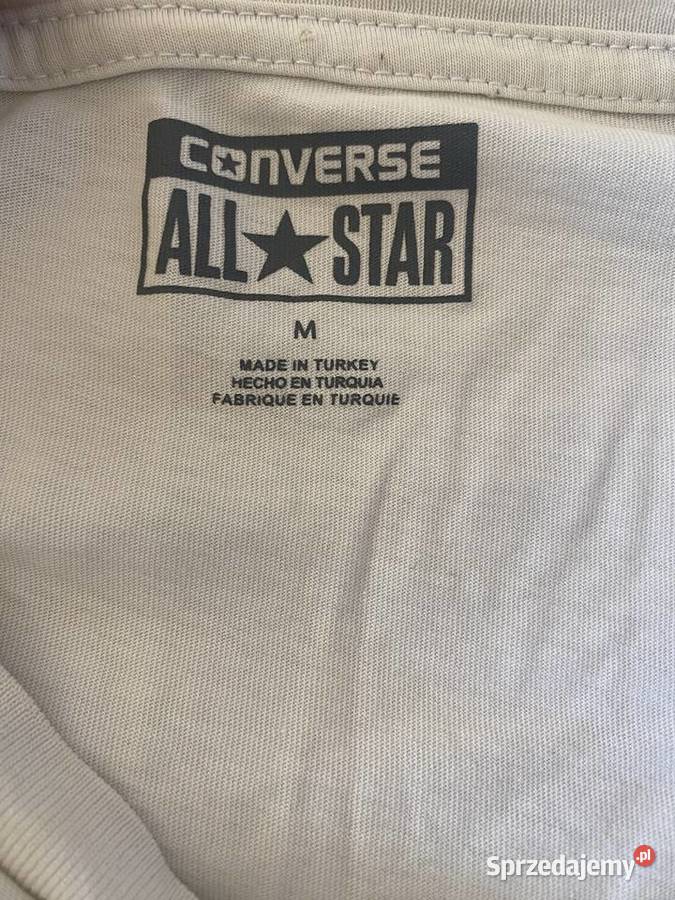 Męski T Shirt biały CONVERSE OKAZJA