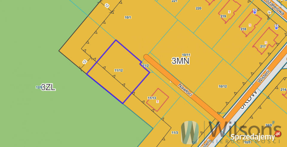 Grunt sprzedam Żabia Wola 1216m2