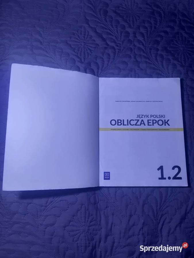 OBLICZA EPOK 12 Podręcznik liceum i technikum Mieszkowice sprzedam