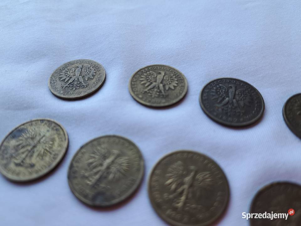 Monety 2 10 sztuk 1979r80r82r85r87r88 Brzesko
