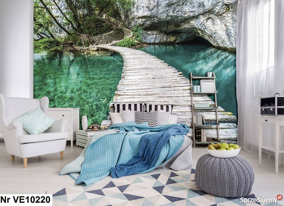 Tapeta fototapeta Natura i widik woda kładka wewnętrzne Ściany i elewacje Leszno