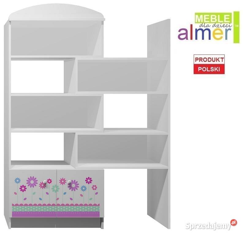 KWIATY 4 N37 regał z regulacją dziecięcy Ostrów Wielkopolski