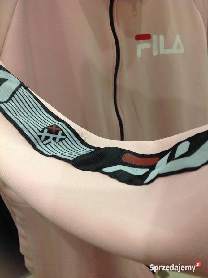 Bluza Dresowa Damska FILA L Różowa Moda i Styl Nowa Sól