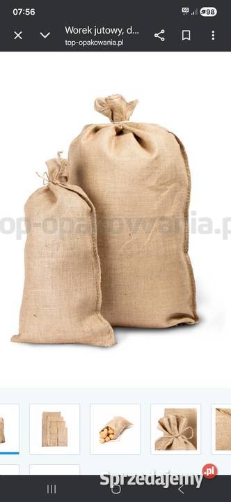 Worek jutowy worki na przechowywanie Namysłów