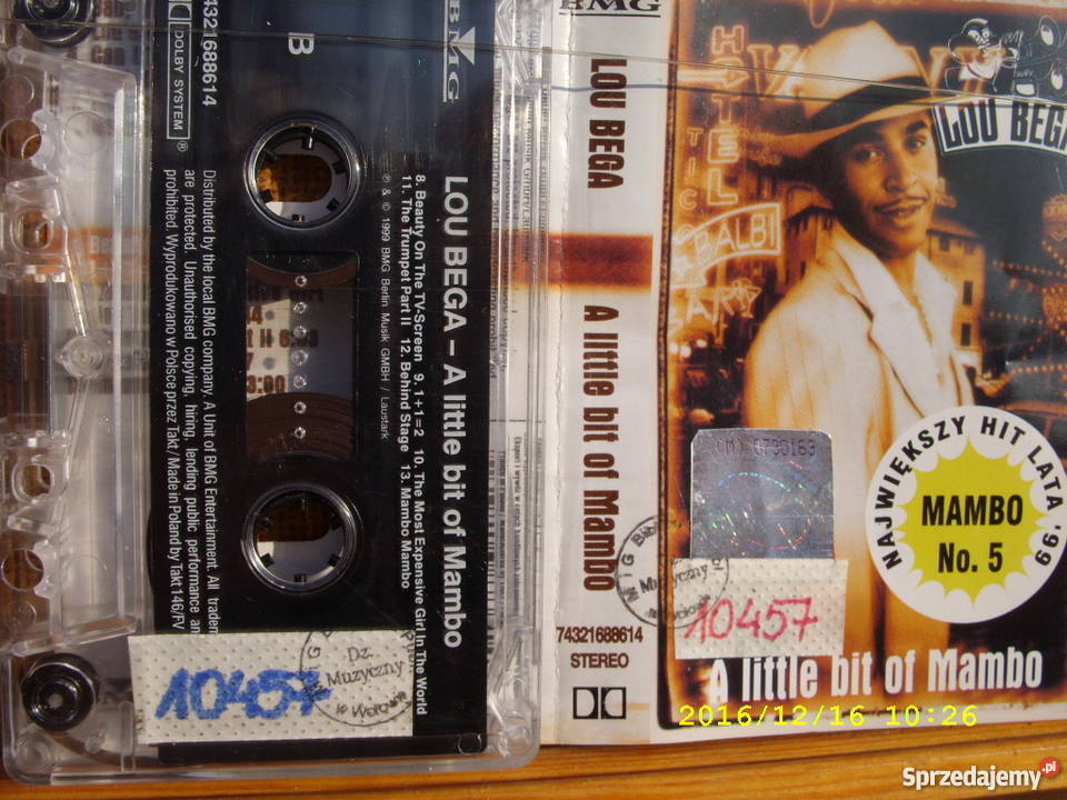 POP kaseta lou bega A LITTLE BIT OE Wołów