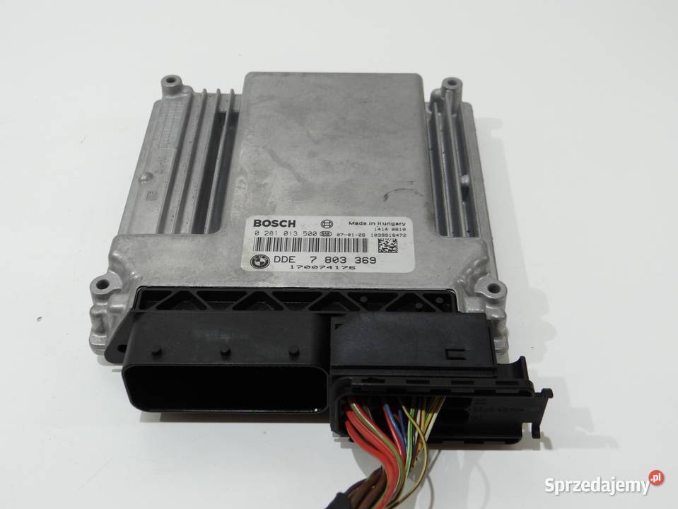 KOMPUTER STEROWNIK SILNIKA BMW E60 E61 M57 osobowe Strzyżewice
