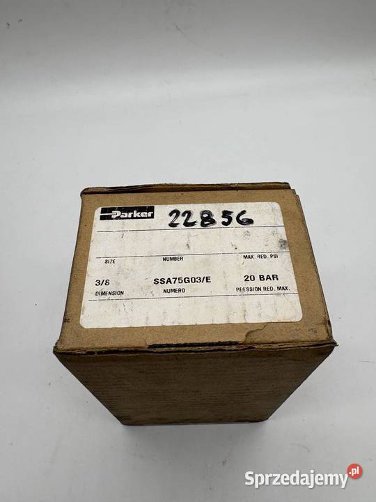 Parker SSA75G03E Pneumatic Soft Start Warszawa sprzedam