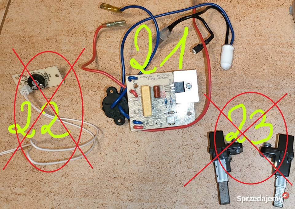 Electrolux EasyGo VC H4217E typ EEG41IW CZĘŚCI