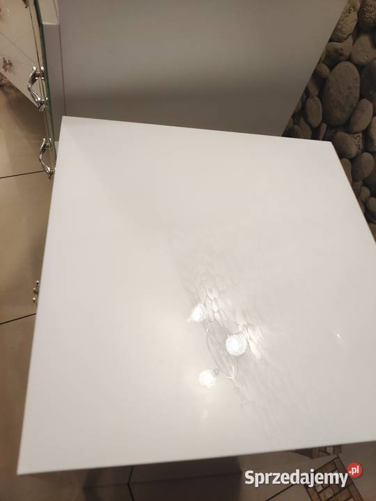 Zestaw komoda Glamour 2 szafki nocne MDF Nowy Sącz