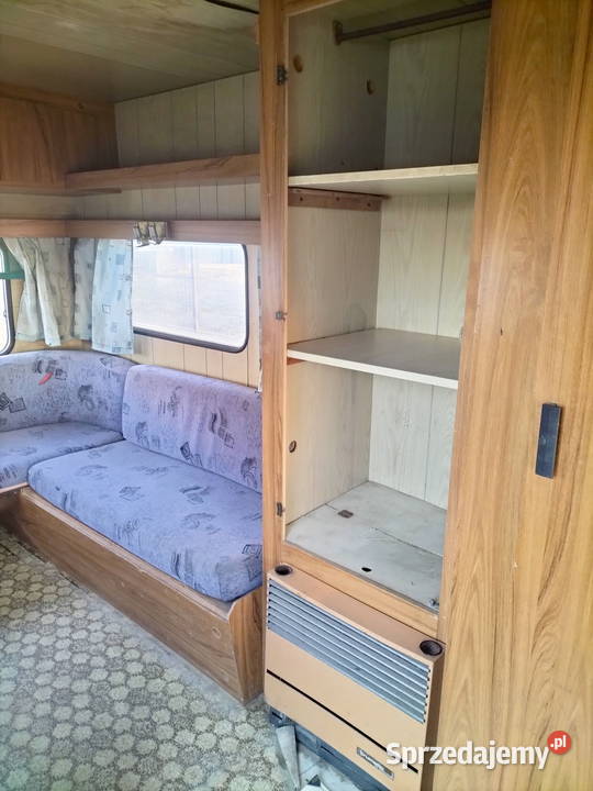 Przyczepa kempingowa na budowę działkę bez Jaszczów