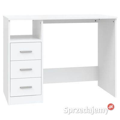 vidaXL Biurko z szufladami białe 102x50x76 Warszawa