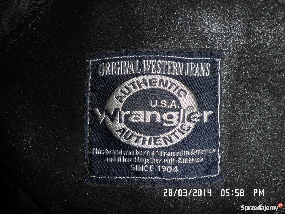 Wrangler Skóra z USA ORYGINAŁ Brzesko sprzedam