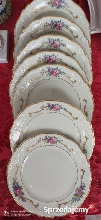 Talerzyk Kpm Syg lata 50 XX wieku Z bukietami Antyki, Sztuka, Kolekcje Gdańsk