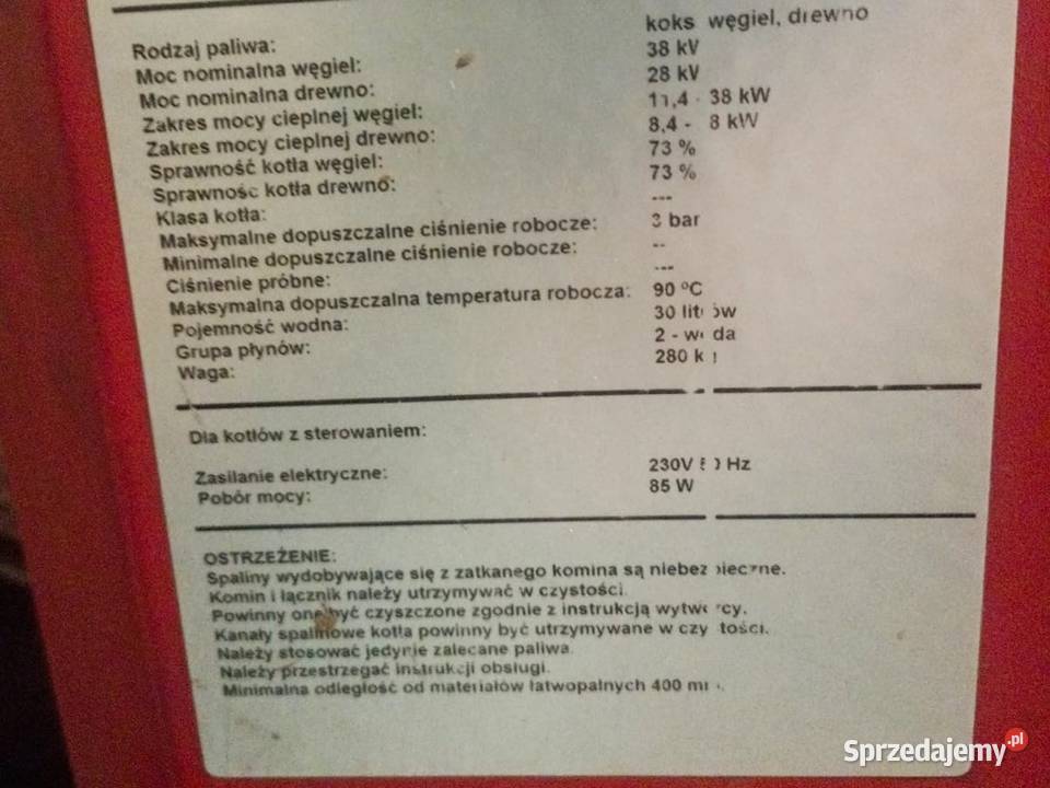 Tekla tytan 5 Kotły i Piece CO Jabłonna Pierwsza sprzedam