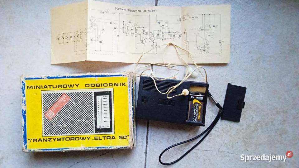 Kolekcjonerskie radio tranzystorowe z czasów PRL Kraków