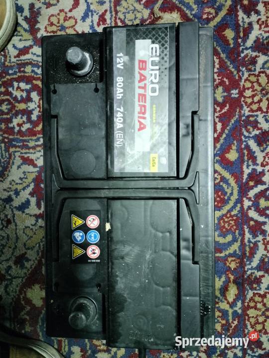 Akumulator Euro BATERIA 12V 80Ah 740A EN Zbaków Górny sprzedam