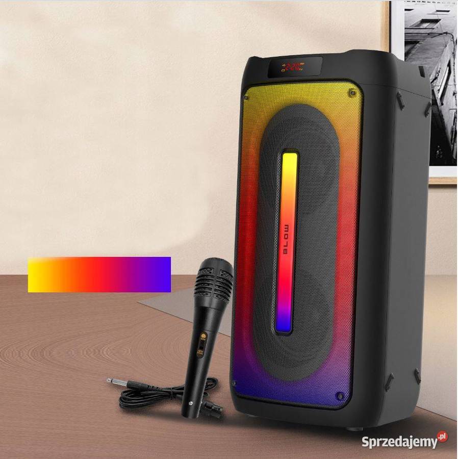 Głośnik BLUETOOTH Boombox Mikrofon KARAOKE DJ Białystok