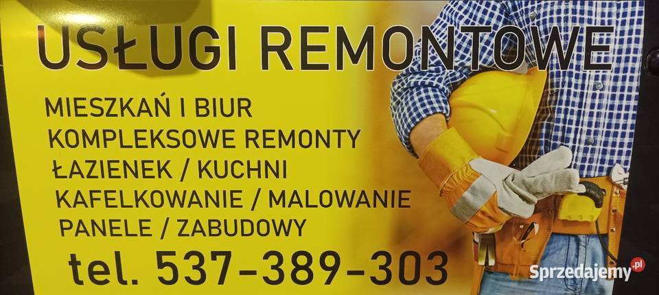 Usługi remontowe Września usługi budowlane