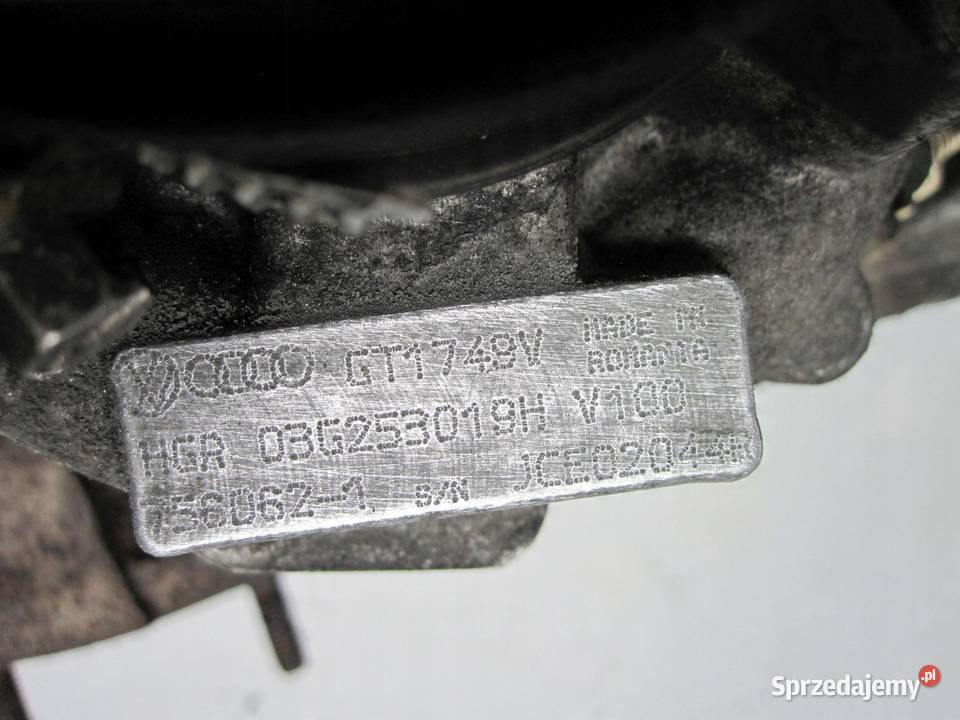 JEEP PATRIOT 20 TDI 140 08R 03G253019H GT1749V