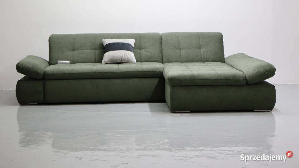 TOJ Narożnik z funkcją spania zielony kolor Poznań sprzedam