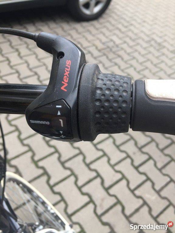 Rower miejski MAXIM 2818 MC 163 biały ideał śląskie Bytom