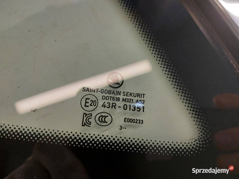 SKODA Enyaq 5LA iV85 Szyba tył lewa 2023 AS2 dolnośląskie