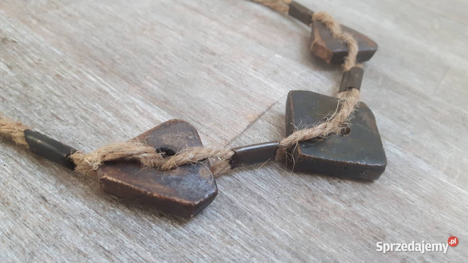 Naszyjnik ceramiczny ręcznie wykonany Otwock sprzedam