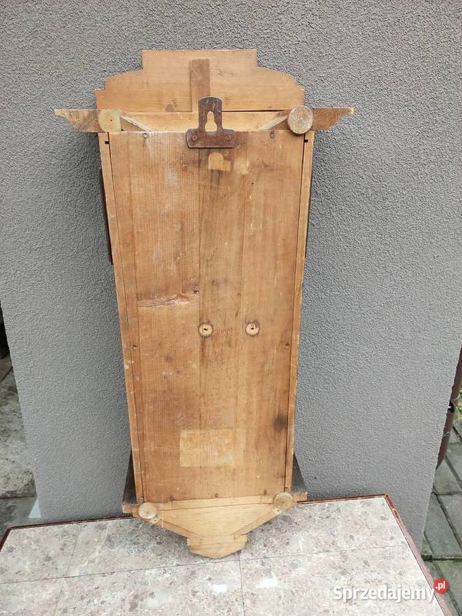 641 Skrzynia obudowa starego zegara szafka pomorskie Tczew