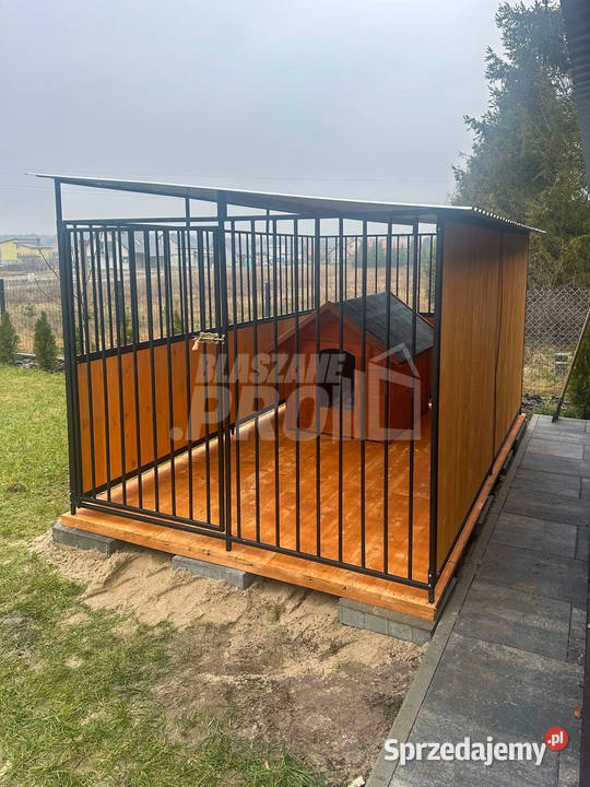 Kojec psów 2x3m Drewniana podłoga ściana Słupsk