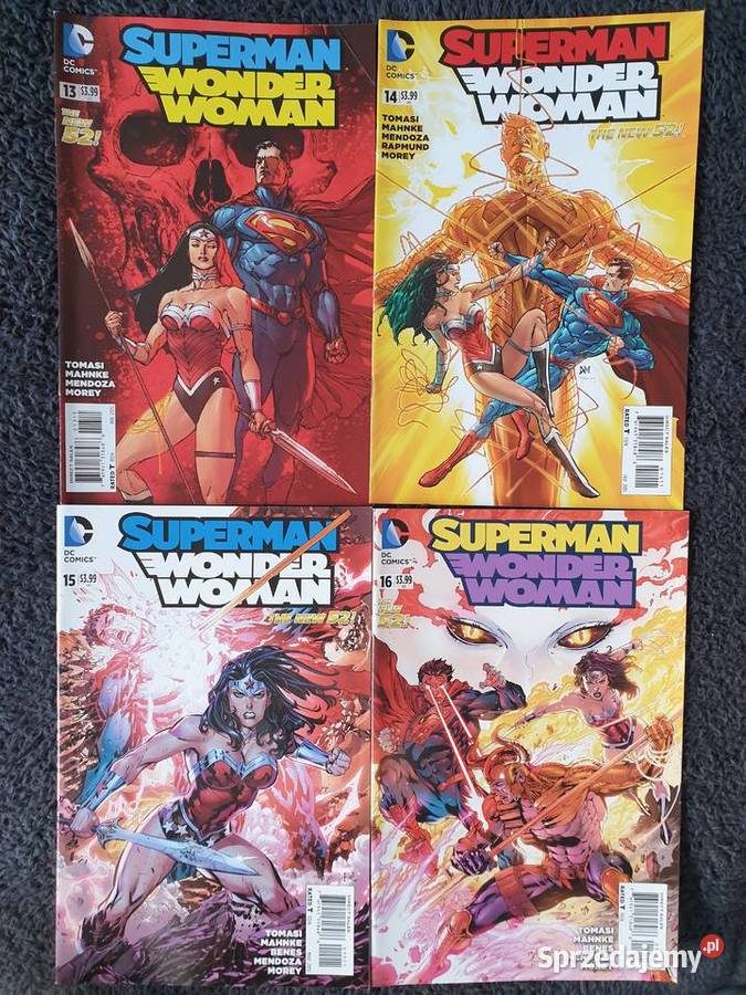 Superman Wonder Woman zestaw 24 komiksy DC USA Gdynia
