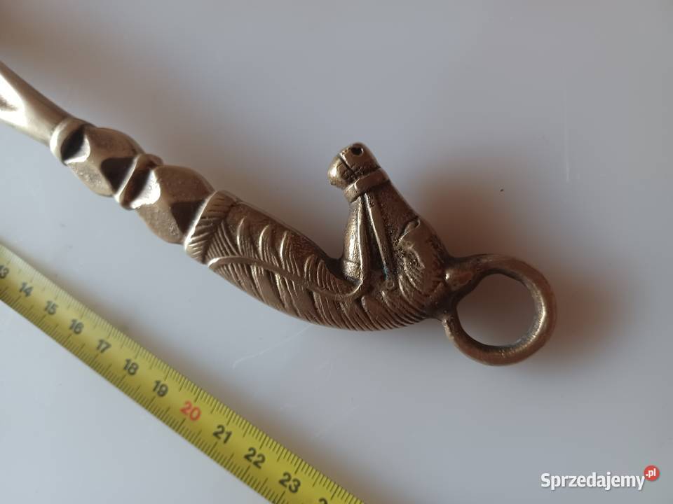 Łyżka do butów z głową konia Mosiądz Kolekcja Poznań sprzedam