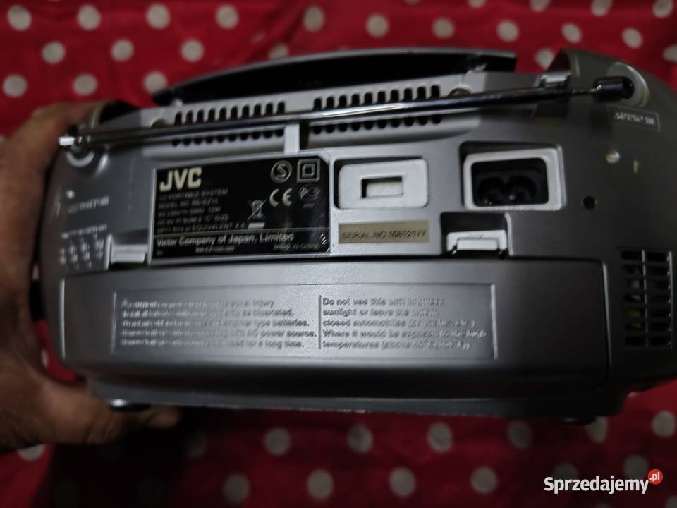 SPRAWNE Boombox Radio CD JVC RDEZ15 MP3 Krotoszyn