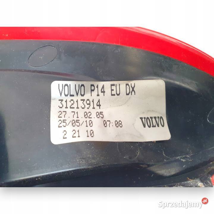 LAMPA PRAWA Volvo C30 20062010 tylna tylnia