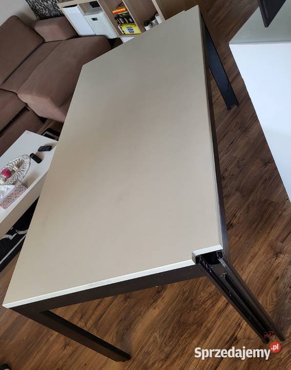 Biurko stalowe 160x80 z miejscem na przewody Poznań
