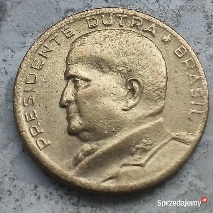 BRAZYLIA 50 CENTAVOS 1956 r BRĄZALUMINIUM Numizmatyka Legionowo