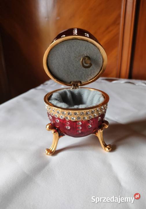 Jajo Faberge szkatułka z pozytywką Podczas zachodniopomorskie Prusim sprzedam