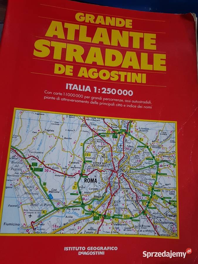 grande atlante stradale deagostini de agostini Kielce
