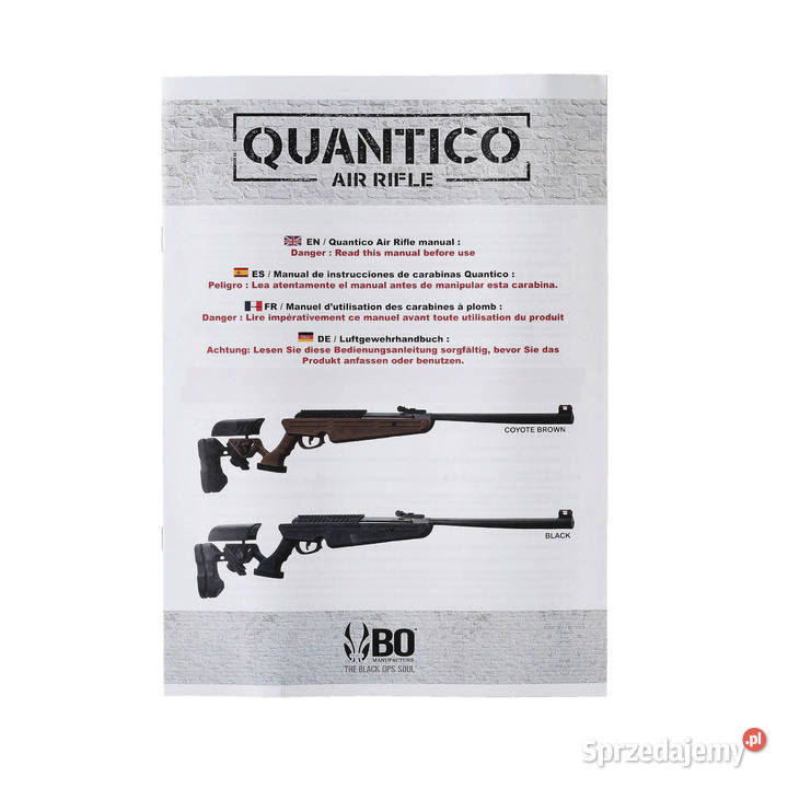 Wiatrówka Black Ops Quantico 45 mm Sporty strzeleckie i myślistwo Warszawa