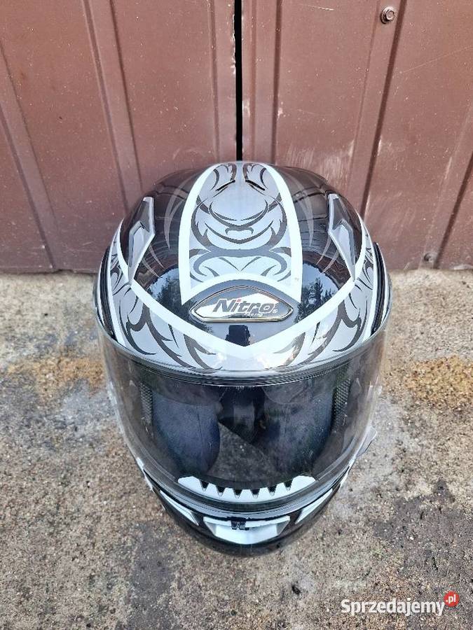 Kask motocyklowy szczękowy Nitro Racing F348 Wola Raciborowska