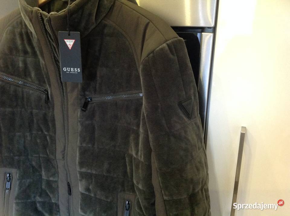 Kurtka Męska GUESS S Khaki NOWA Guess lubuskie Nowa Sól sprzedam